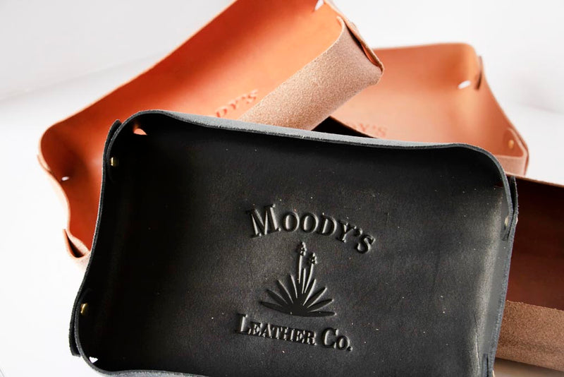 Knife and coin tray - Moody's Leather Co. 