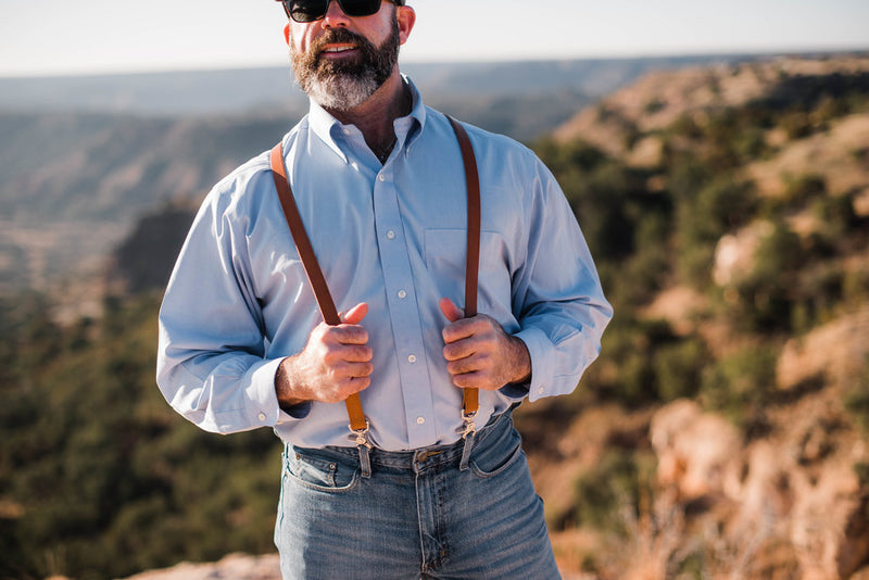 No Buckle Suspenders - Moody's Leather Co. 