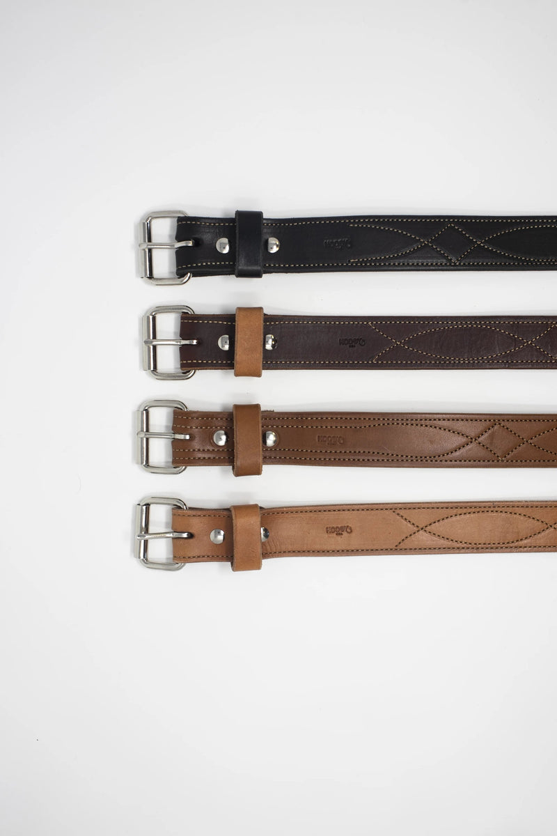 Texas Stitch Belt - Moody's Leather Co. 
