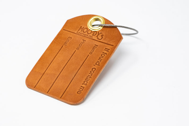 Luggage Tag (Pack of 3) - Moody's Leather Co. 