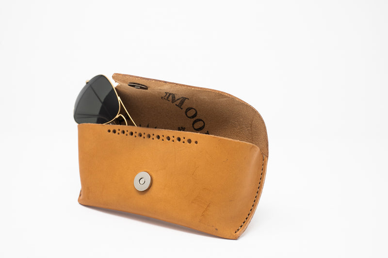 leather glasses case