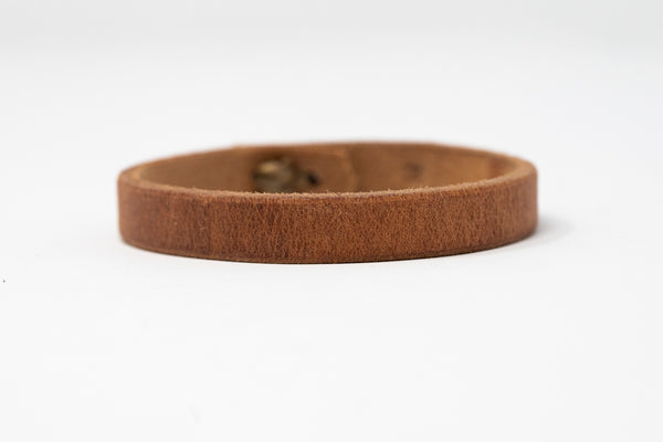 Rawhide Stitched Cuff - Moody's Leather Co. 