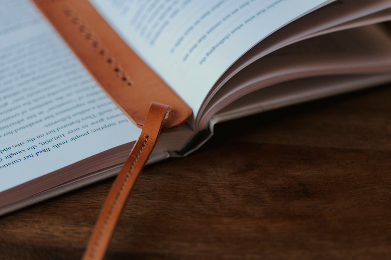 Leather Bookmark - Moody's Leather Co. 