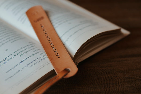 Leather Bookmark - Moody's Leather Co. 