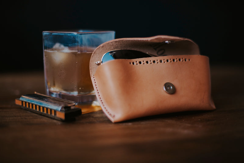 Leather Glasses Case - Moody's Leather Co. 