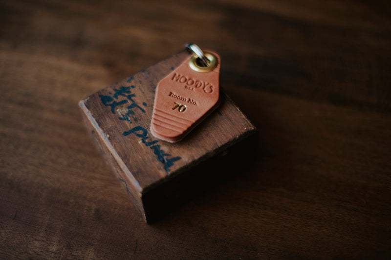 Hotel Keychain - Moody's Leather Co. 