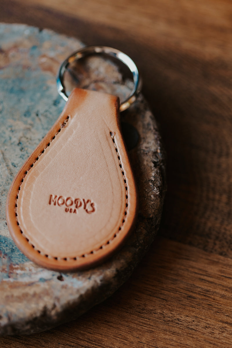 Round Keychain - Moody's Leather Co. 
