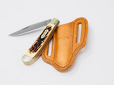 Trapper Knife Sheath - Moody's Leather Co. 